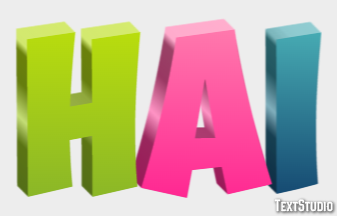 Hai Efecto de texto