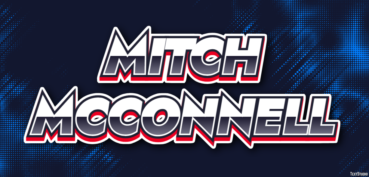 Mitch McConnell Text Effect