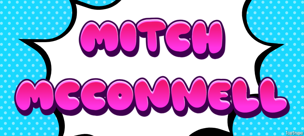 Mitch McConnell Text Effect