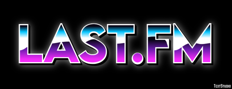 Last.fm Efecto de texto