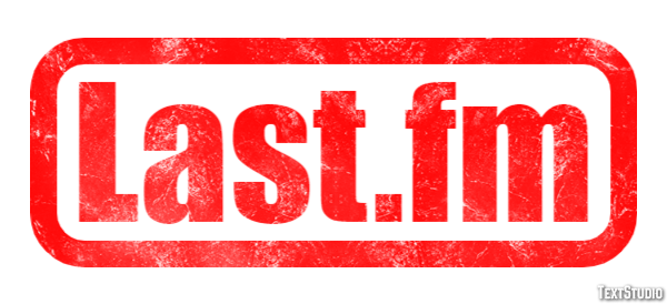 Last.fm Efecto de texto