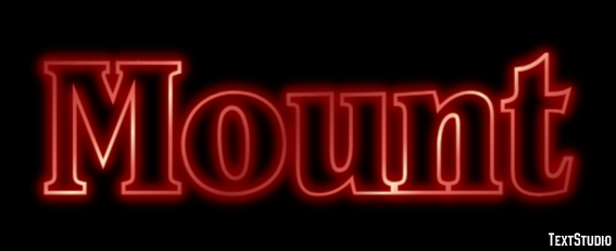 Mount Text Effect