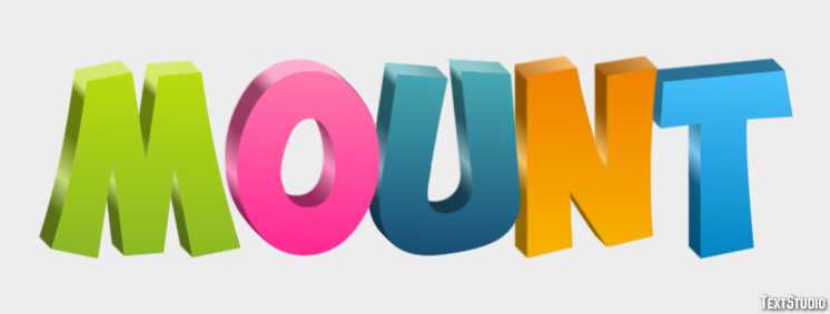 Mount Text Effect
