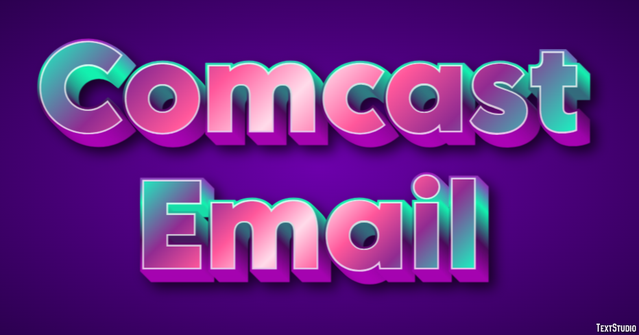 Comcast Email Tekst Effect
