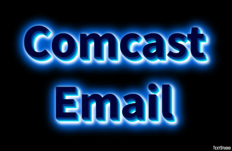 Comcast Email Tekst Effect