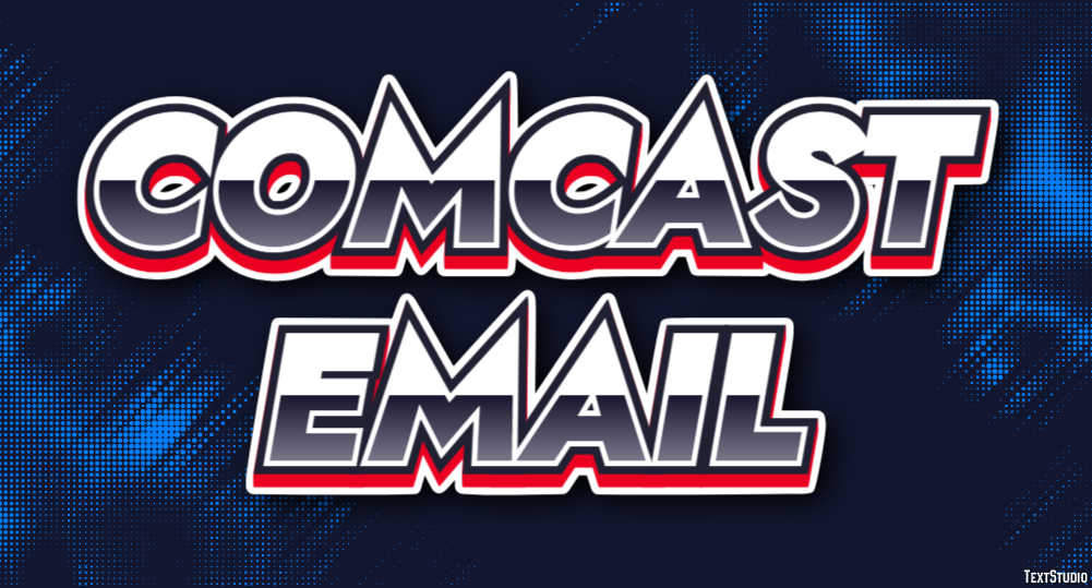 Comcast Email Tekst Effect