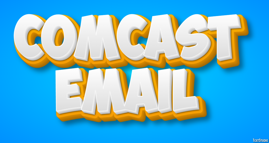 Comcast Email Tekst Effect