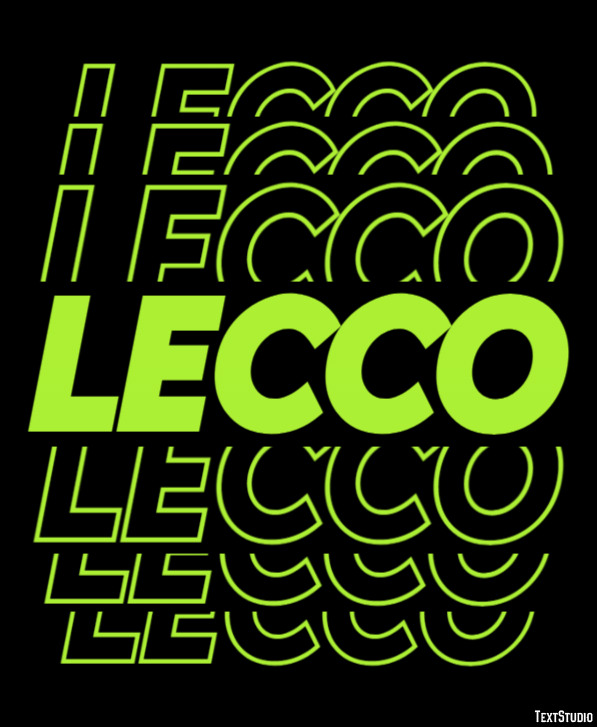 Lecco Efekt tekstowy