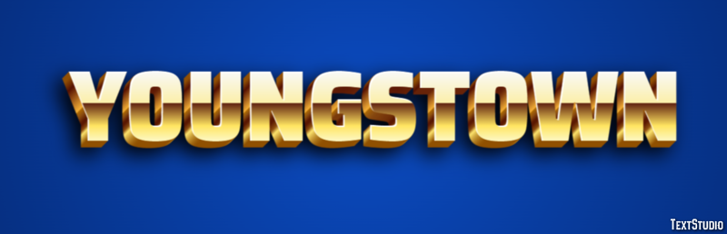 Youngstown Efeito de texto