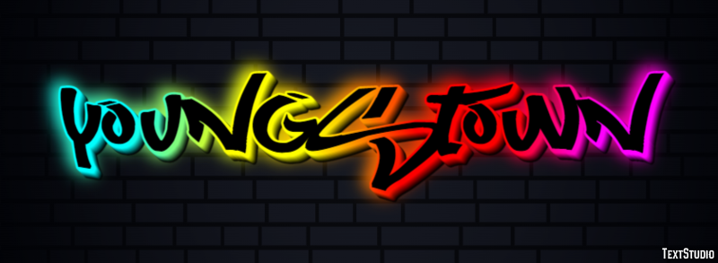 Youngstown テキスト効果
