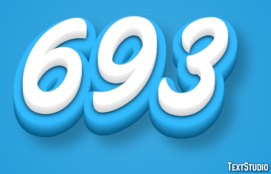 693 Efeito de texto