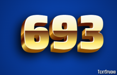 693 Efeito de texto