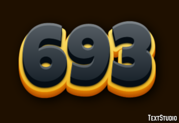 693 Efeito de texto