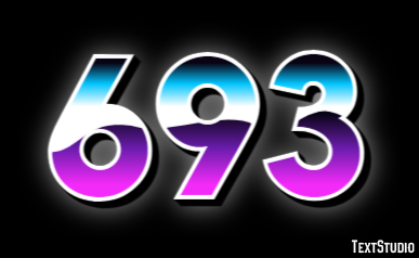 693 Efeito de texto