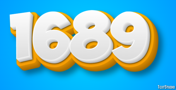 1689 Tekst Effect