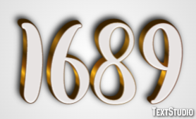 1689 Tekst Effect