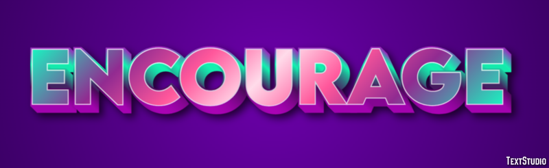 Encourage テキスト効果