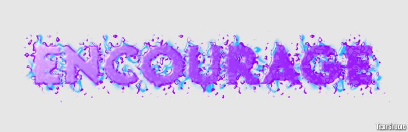 Encourage Text Effect