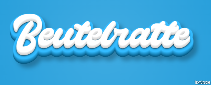 Beutelratte Текстовый эффект