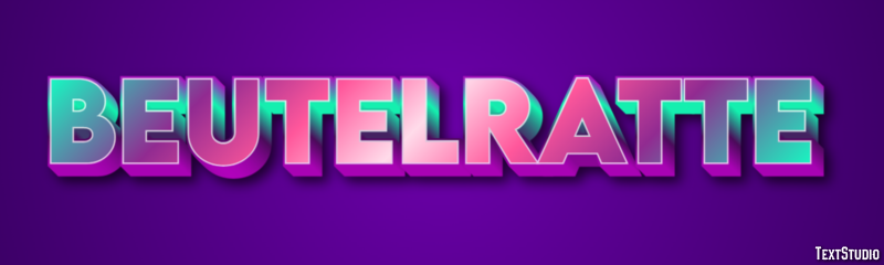 Beutelratte Текстовый эффект