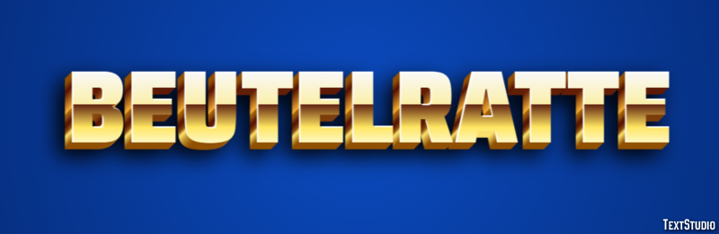 Beutelratte Текстовый эффект