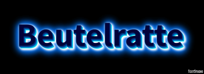 Beutelratte Efecto de Texto