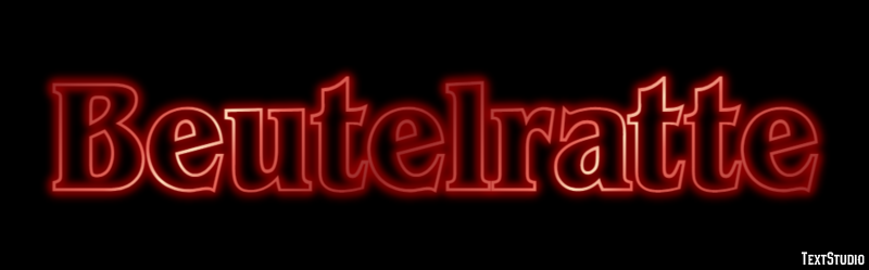 Beutelratte Текстовый эффект