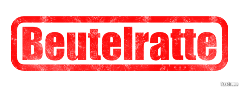 Beutelratte Texteffekt