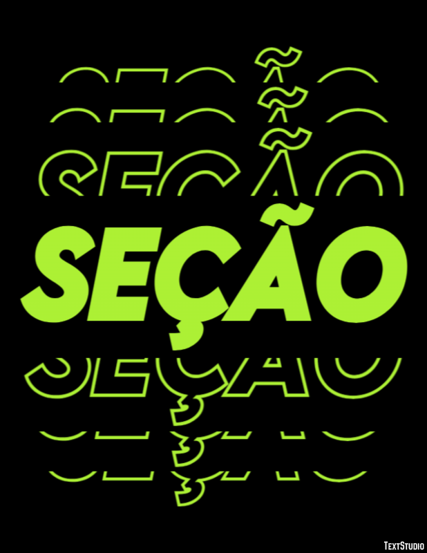 Seção Efeito do texto