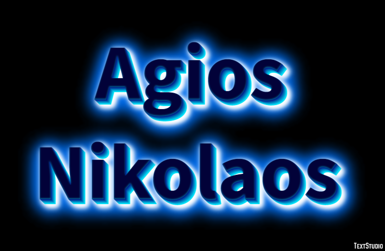 Agios Nikolaos Effetto testo