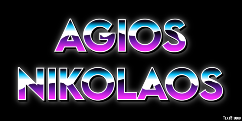 Agios Nikolaos Effetto testo
