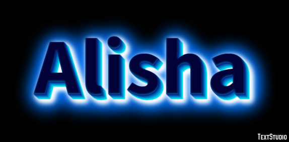 Alisha Efeito de texto