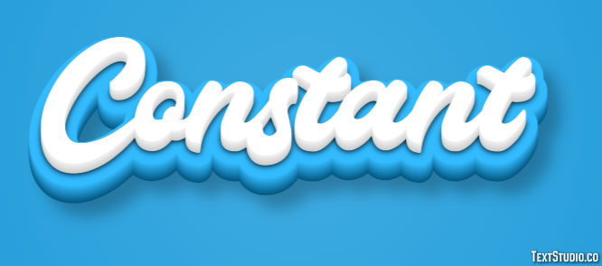 Constant Text Effect
