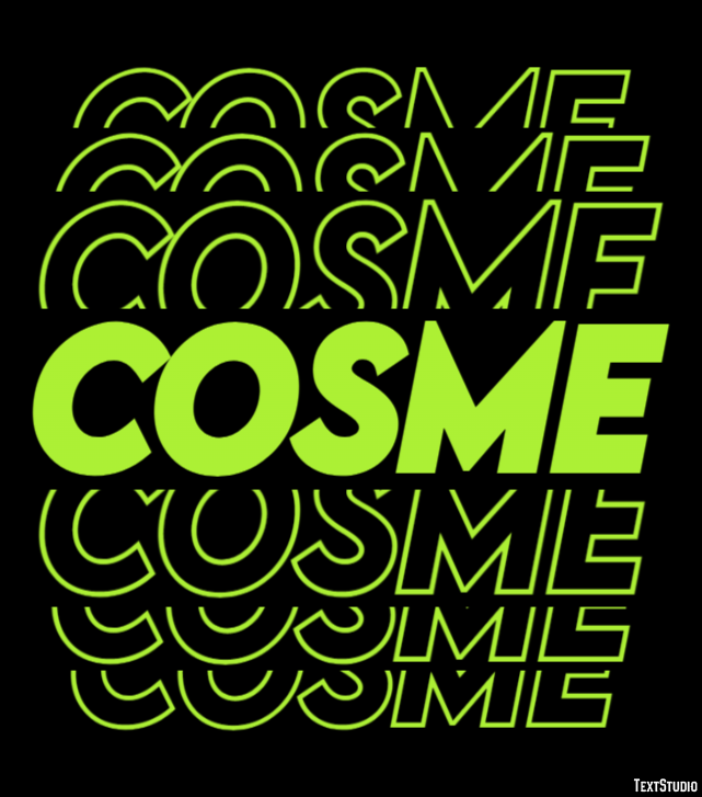 Cosme テキスト効果