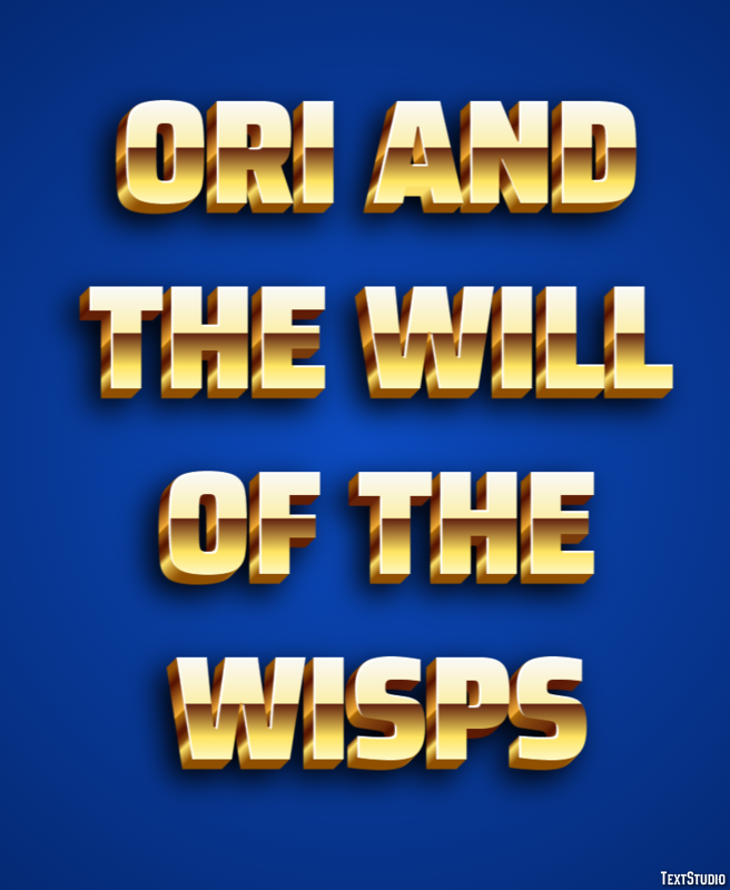 Ori and the Will of the Wisps Efecto de Texto