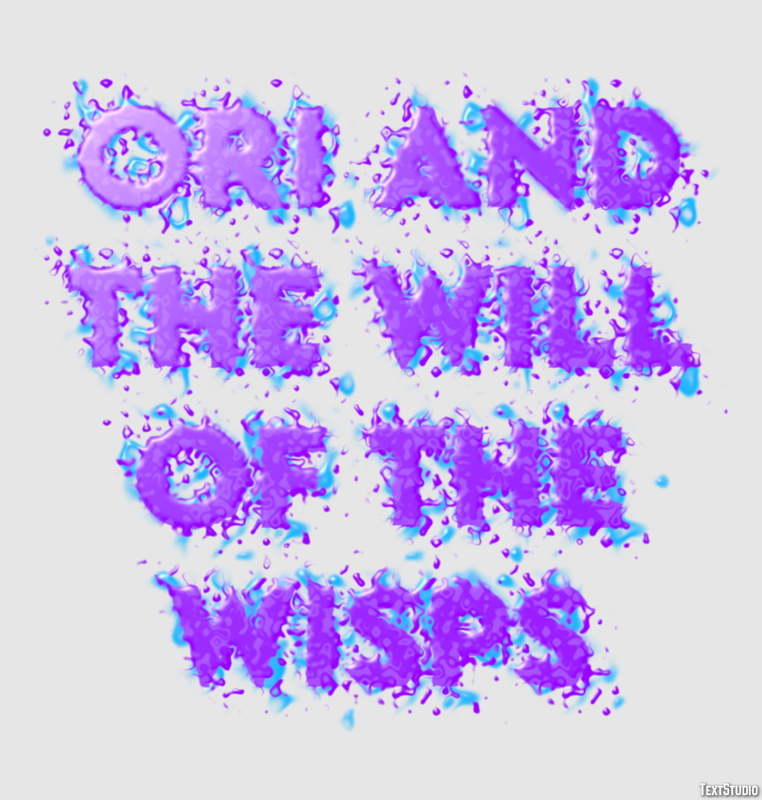 Ori and the Will of the Wisps Efecto de texto