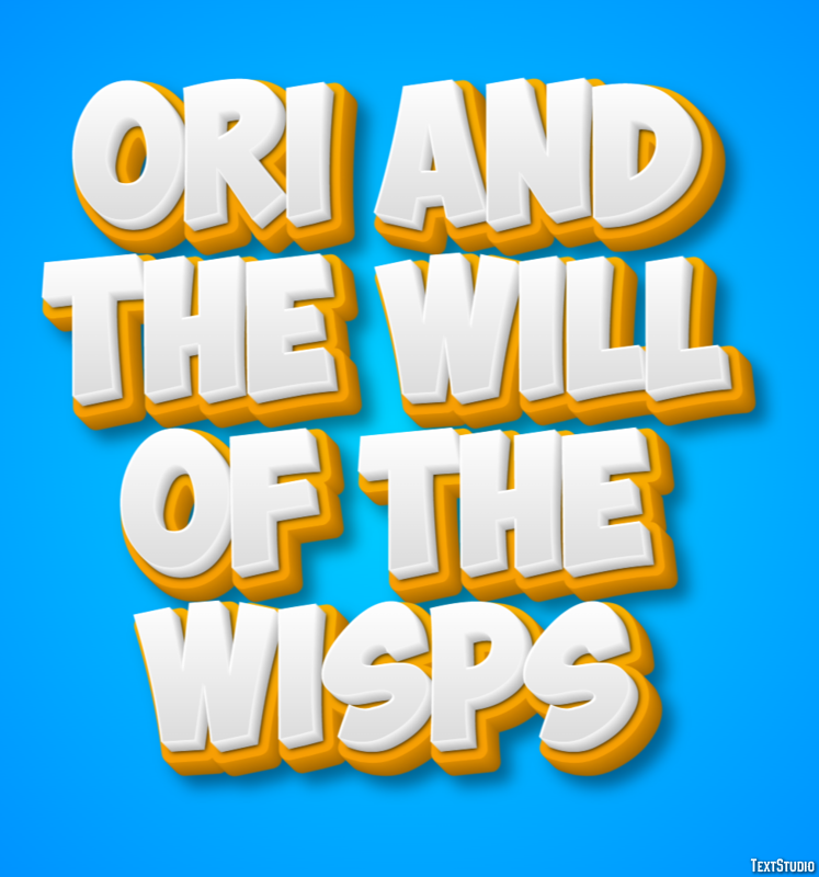 Ori and the Will of the Wisps Efecto de Texto