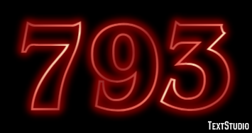 793 Text Effect