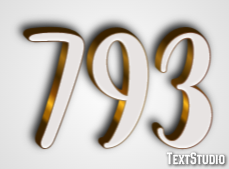 793 テキスト効果