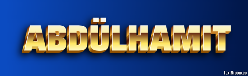 Abdülhamit Texteffekt