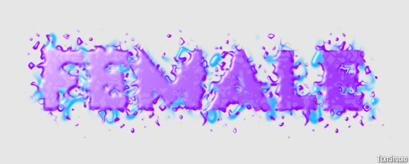 Female Text Effect
