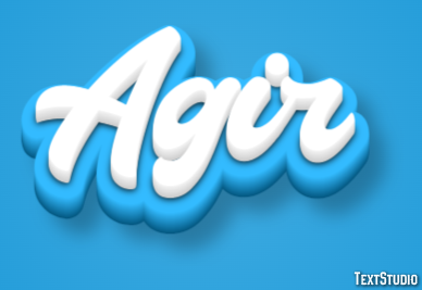Agir Texteffekt
