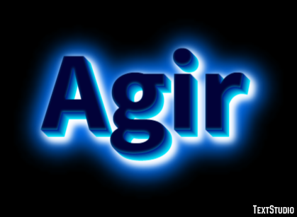 Agir Texteffekt