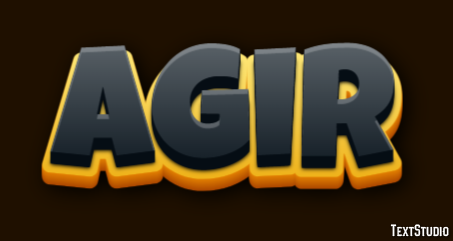 Agir Texteffekt