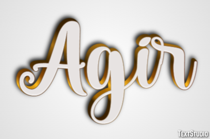 Agir Texteffekt
