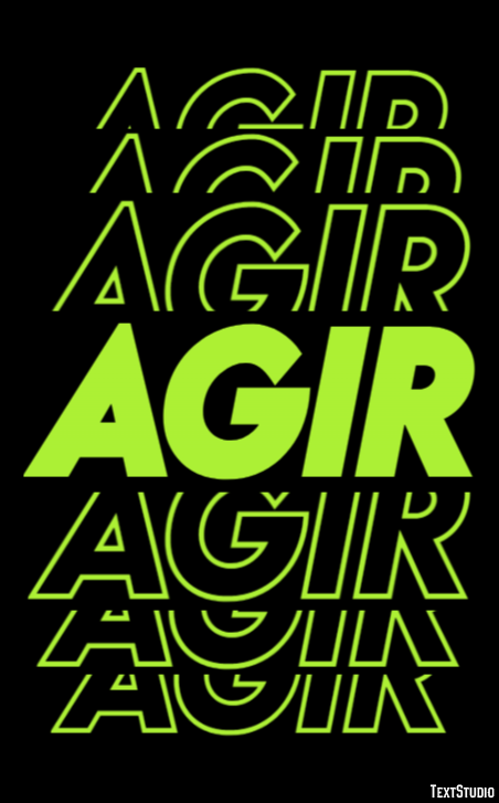 Agir Texteffekt