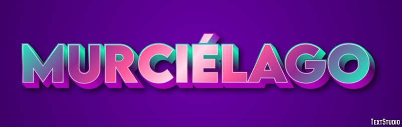 Murciélago Efecto de Texto