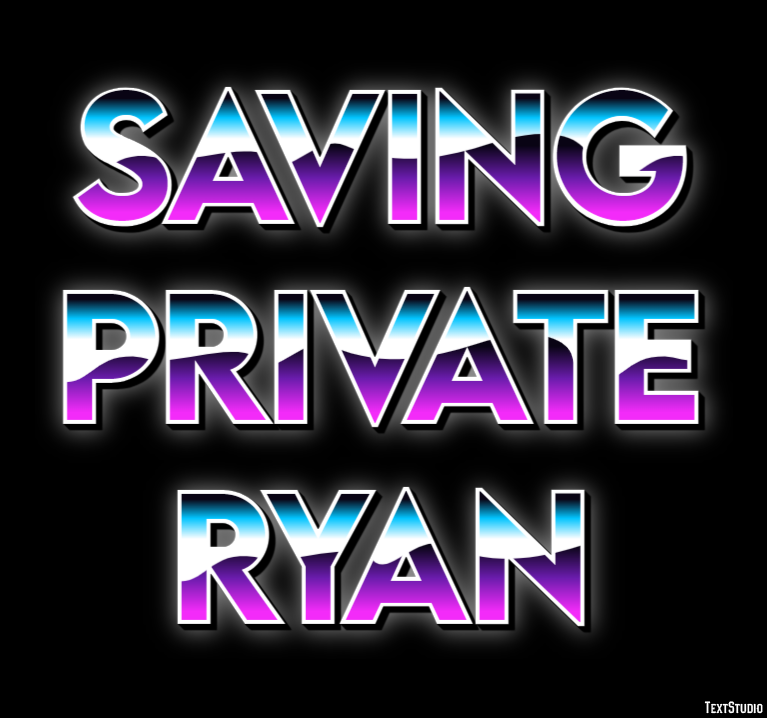 Saving Private Ryan Texteffekt