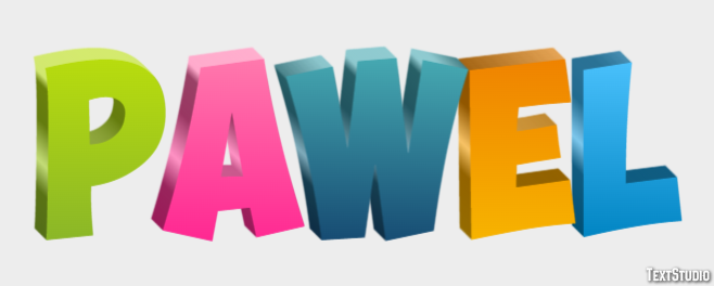 Paweł テキスト効果