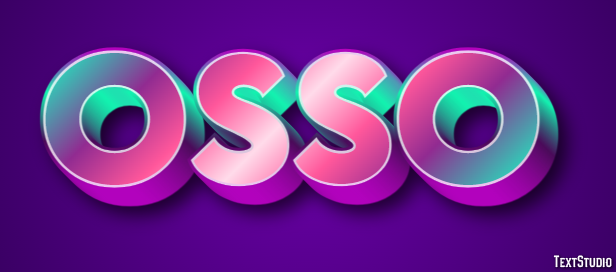 Osso Text effect
